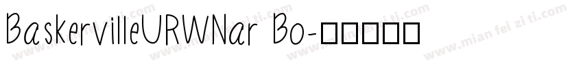 BaskervilleURWNar Bo字体转换